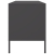 Szafka pod telewizor, czarna, 100,5x39x50,5 cm, stalowa