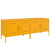 Szafki pod telewizor, 2 szt., musztardowe, 68x39x50,5 cm, stal