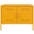 Szafki pod telewizor, 2 szt., musztardowe, 68x39x50,5 cm, stal