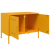 Szafki pod telewizor, 2 szt., musztardowe, 68x39x50,5 cm, stal