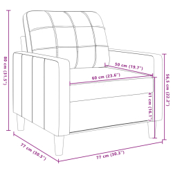 Fotel, winna czerwień, 60 cm, obity aksamitem