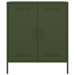 Szafka, oliwkowa, 68x39x79 cm, stal