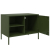 Szafki pod telewizor, 2 szt., oliwkowe, 68x39x50,5 cm, stalowe