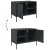 Szafki pod TV, 2 szt., antracytowe, 68x39x50,5 cm, stalowe