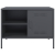 Szafki pod TV, 2 szt., antracytowe, 68x39x50,5 cm, stalowe