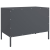 Szafki pod TV, 2 szt., antracytowe, 68x39x50,5 cm, stalowe