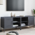 Szafki pod TV, 2 szt., antracytowe, 68x39x50,5 cm, stalowe
