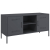 Szafka pod telewizor, antracytowa, 100,5x39x50,5 cm, stalowa