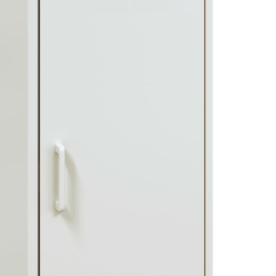 Szafka, biała, 36x39x113 cm, stal