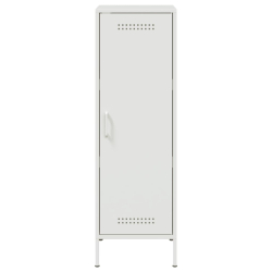 Szafka, biała, 36x39x113 cm, stal