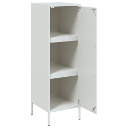 Szafka, biała, 36x39x113 cm, stal