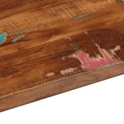 Blat stołu, 80x20x2,5 cm, prostokątny, lite drewno z odzysku