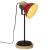 Lampa stołowa, 25 W, postarzany czerwony, 17x17x50 cm, E27