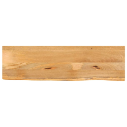 Blat stołu z naturalną krawędzią, 100x20x3,8 cm, drewno mango