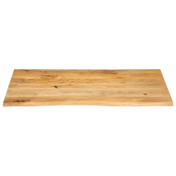 Blat stołu z naturalną krawędzią, 120x60x2,5 cm, drewno mango