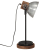 Lampa stołowa, 25 W, srebrny vintage, 17x17x50 cm, E27