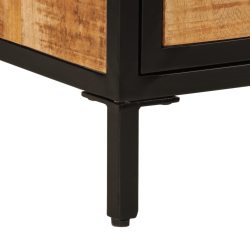 Szafka nocna, 40x30x52,5 cm, surowe drewno mango
