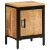 Szafka nocna, 40x30x52,5 cm, surowe drewno mango