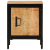 Szafka nocna, 40x30x52,5 cm, surowe drewno mango