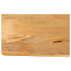 Blat stołu z naturalną krawędzią, 40x30x3,8 cm, drewno mango