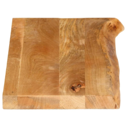 Blat stołu z naturalną krawędzią, 70x40x2,5 cm, drewno mango