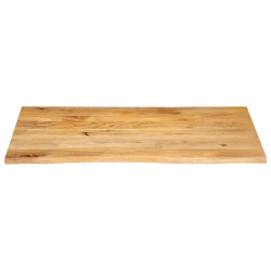 Blat stołu z naturalną krawędzią, 120x60x3,8 cm, drewno mango