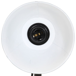 Lampa stołowa, 25 W, biała, 18x18x60 cm, E27