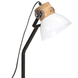 Lampa stołowa, 25 W, biała, 18x18x60 cm, E27