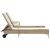 Leżaki z poduszkami, 2 szt., beżowe, polirattan