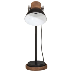 Lampa stołowa, 25 W, czarna, 18x18x60 cm, E27