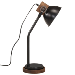 Lampa stołowa, 25 W, czarna, 18x18x60 cm, E27