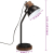 Lampa stołowa, 25 W, czarna, 18x18x60 cm, E27