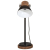 Lampa stołowa, 25 W, czarna, 18x18x60 cm, E27