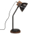 Lampa stołowa, 25 W, czarna, 18x18x60 cm, E27