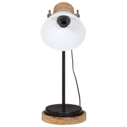Lampa stołowa, 25 W, biała, 17x17x50 cm, E27