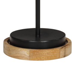 Lampa stołowa, 25 W, biała, 17x17x50 cm, E27