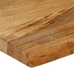 Blat stołu z naturalną krawędzią, 80x30x3,8 cm, drewno mango