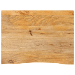 Blat stołu z naturalną krawędzią, 70x60x3,8 cm, drewno mango