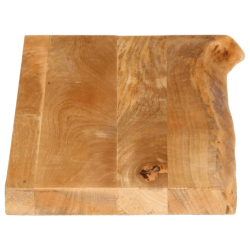 Blat stołu z naturalną krawędzią, 70x20x3,8 cm, drewno mango