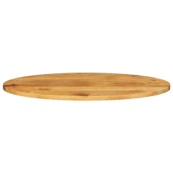 Blat stołu, 100x40x2,5 cm, owalny, lite drewno mango