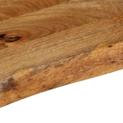 Blat stołu z naturalną krawędzią, 90x30x2,5 cm, drewno mango