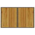 Stół ogrodowy z drewnianym blatem, szary, 110x68x70 cm