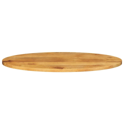 Blat stołu, 80x40x3,8 cm, owalny, lite drewno mango