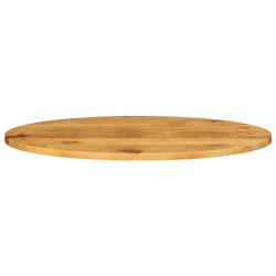 Blat stołu, 110x40x2,5 cm, owalny, lite drewno mango