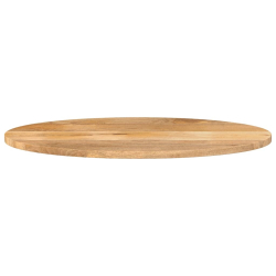 Blat stołu, 100x50x2,5 cm, owalny, lite drewno mango