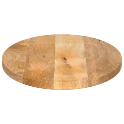 Blat stołu, 100x50x2,5 cm, owalny, lite drewno mango
