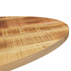 Blat stołu, 140x60x3,8 cm, owalny, lite drewno mango
