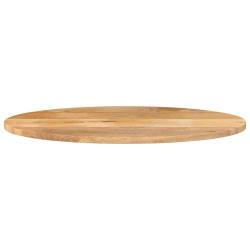 Blat stołu, 110x50x2,5 cm, owalny, lite drewno mango