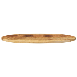 Blat stołu, 110x50x3,8 cm, owalny, lite drewno mango