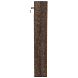 Witryna, brązowy dąb, 100x8,5x50 cm, materiał drewnopochodny